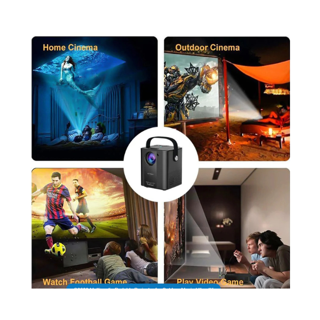 Multimedia Portable Projector for Outdoor Movie