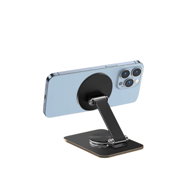360° Magnetic MagSafe Phone Stand with Cold Shoe Tripod Mount
